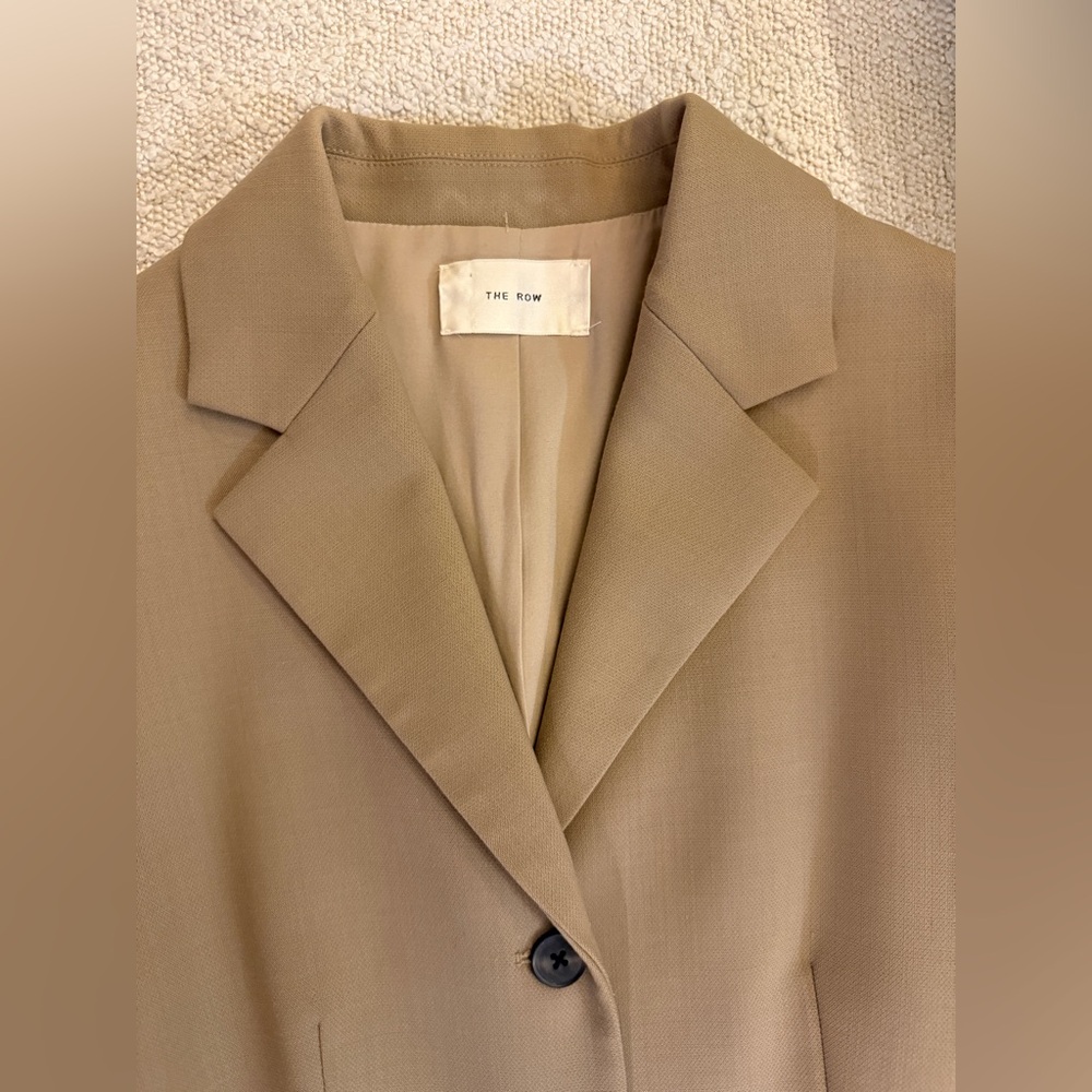 The Row Wool Structured Blazer - Picture 5 of 6